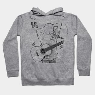 Joan baez // 80s Hoodie